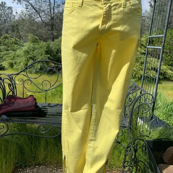 Tommy Hilfiger Yellow ankle cropped jeans - Picture 9 of 11
